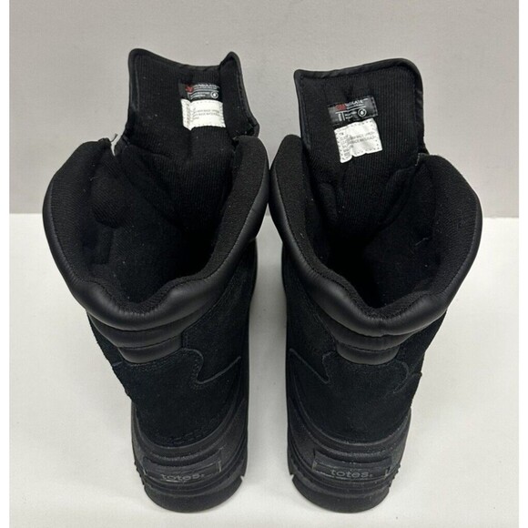 Totes Glacier-Zip men size 11 M black suede man made material upper - Picture 8 of 12